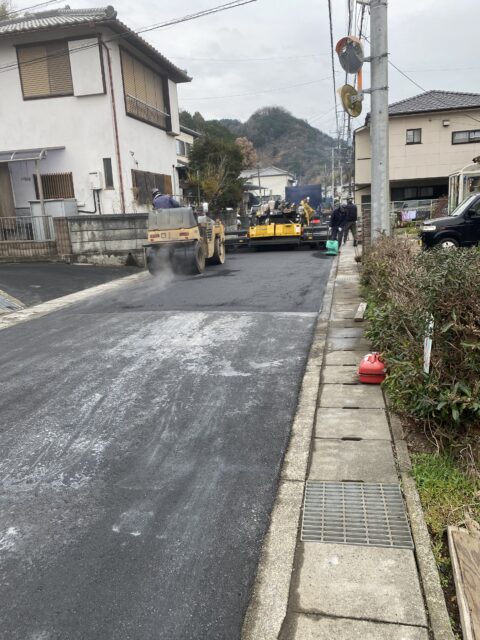 下水道工事舗装復旧