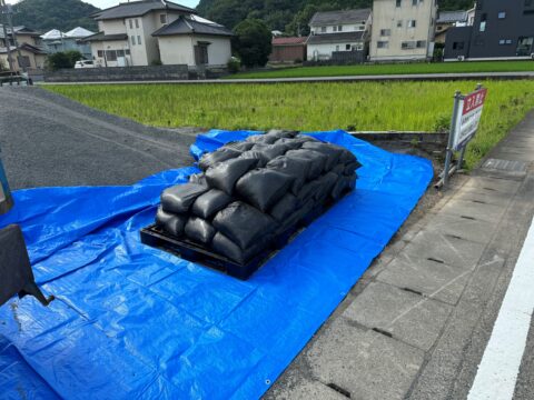 清水町土のうステーション設置