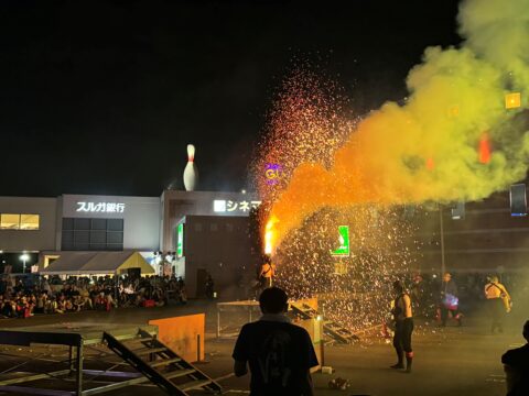 ８月の手筒花火！